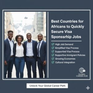 Best Countries for Africans to Quickly Secure Visa Sponsorship Jobs