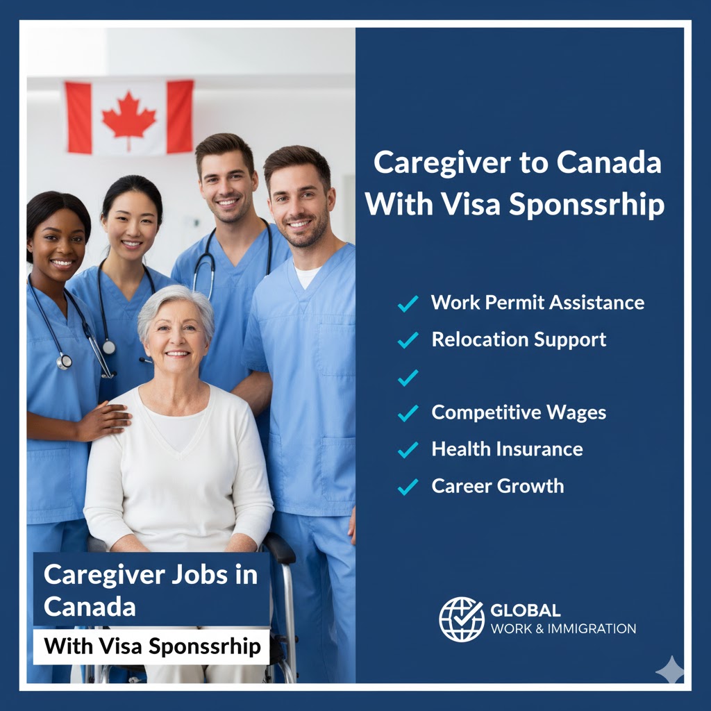 Care giver Jobs in Canada with Visa sponsorship