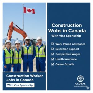 Construction Worker Jobs in Canada with Visa sponsorship