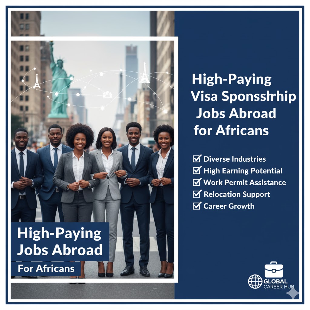High-Paying Overseas Jobs with Visa Sponsorship for Africans