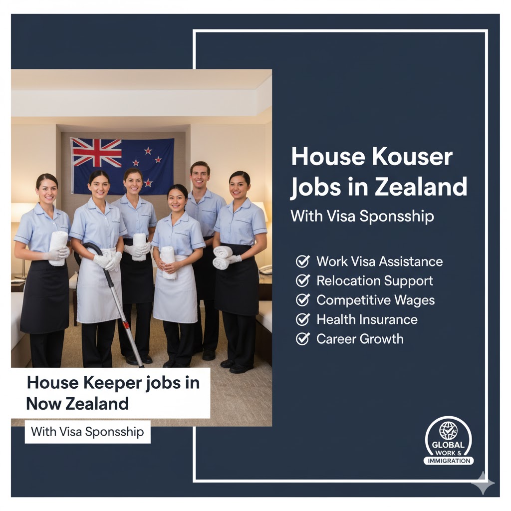 House Keeper jobs in New Zealand with Visa sponsorship