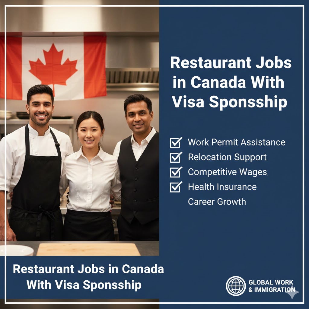 Restaurant Jobs in Canada with Visa sponsorship